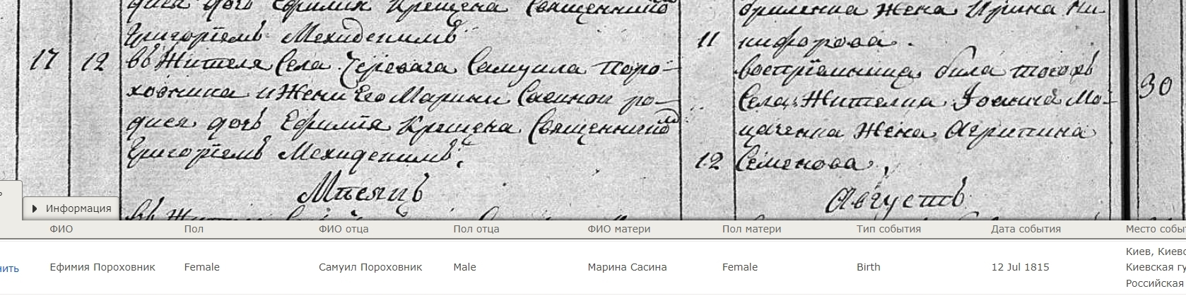 Ефимия Самуиловна Пороховник