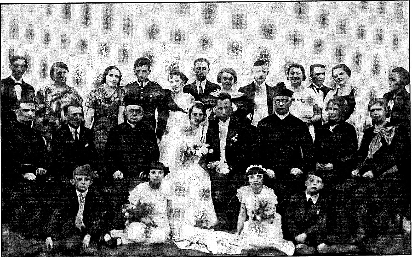 1934 ślub Anna Koehler i Józef Pykało Anna Koehler