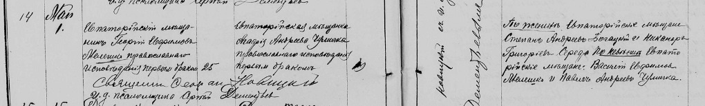 брак егора мелешко и агафьи чумички Георгий (Егор) Евфимович (Ефимович) Мелешко