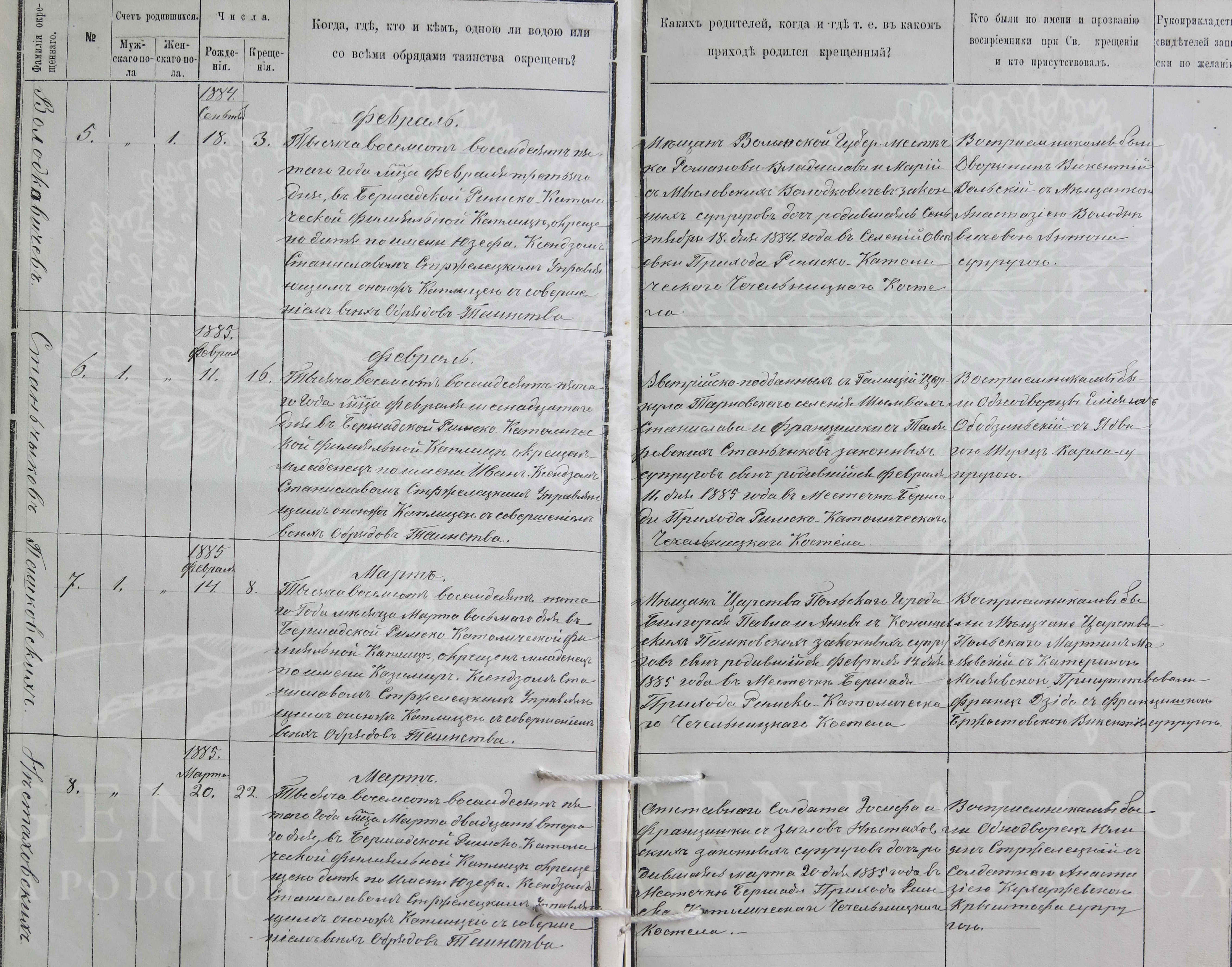 иван станиславовчи станчик Дахмо Фонд 685, Опись 2, Дело 868 Иван (Ян) Станиславович Станчик