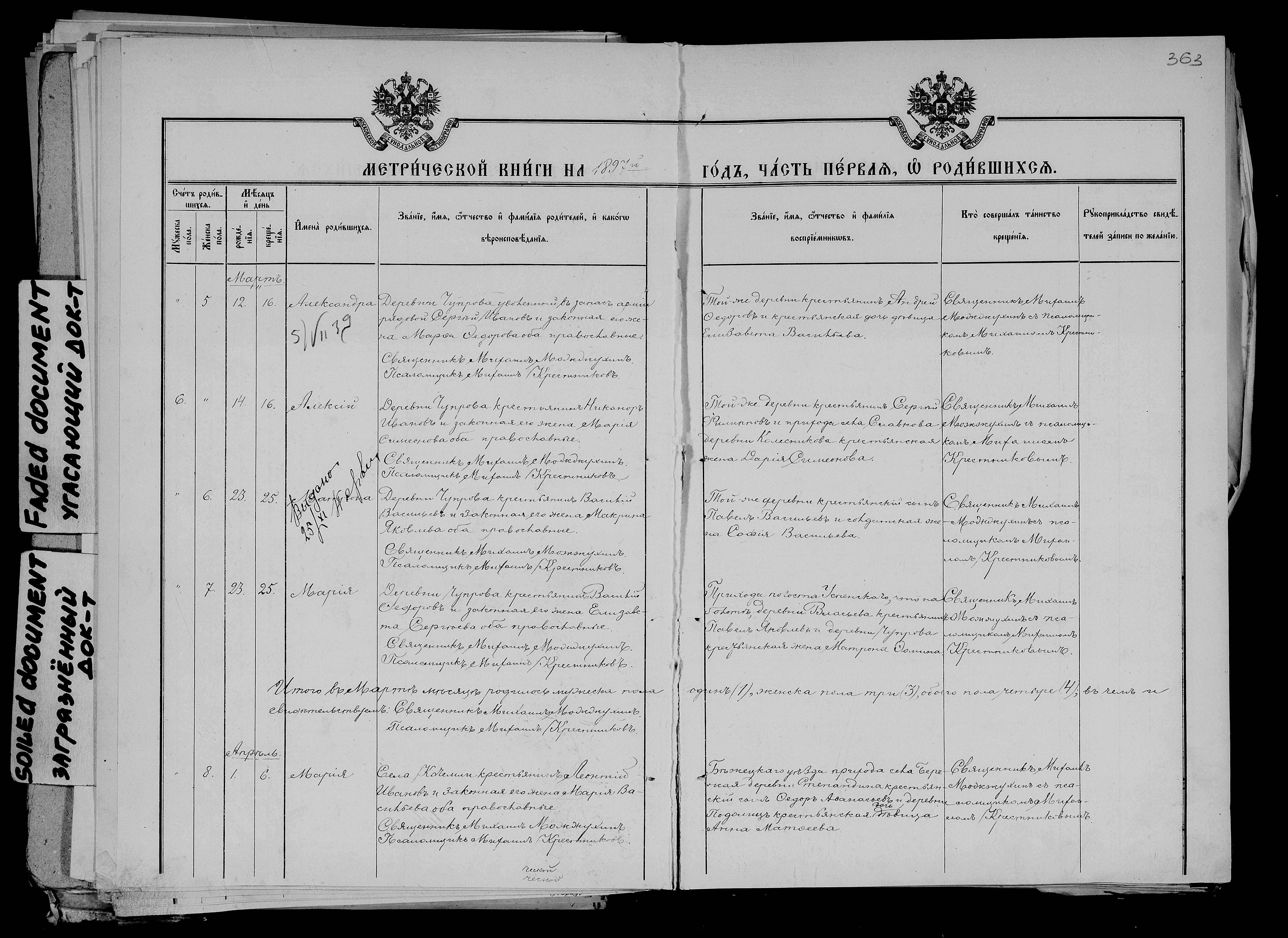 1897 Василий Васильевич дочь матрона Матрона Васильевна Ширшикова