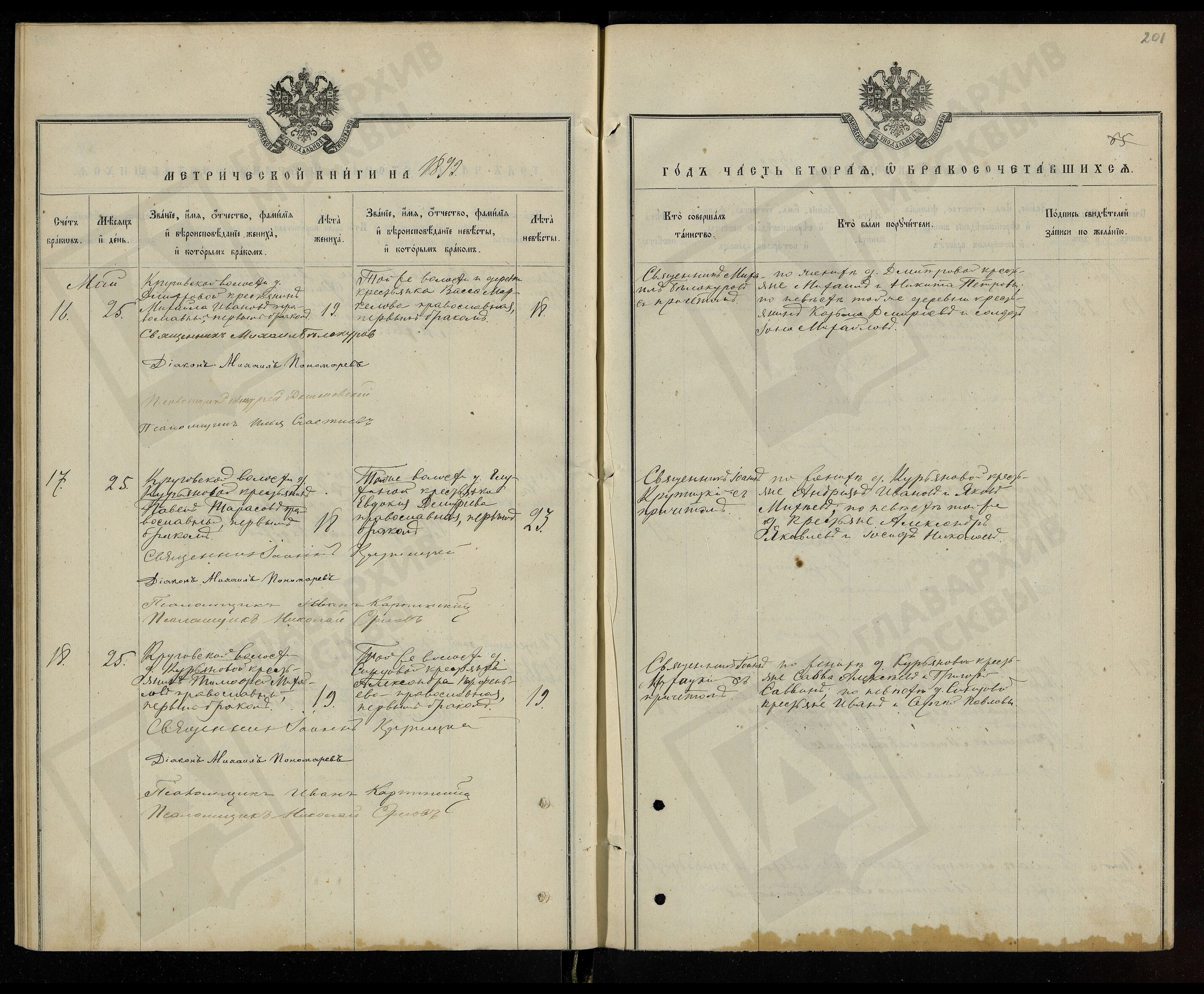 Михаил и Васса Михалевы_свадьба_1892 Васса Василиса Тихонова