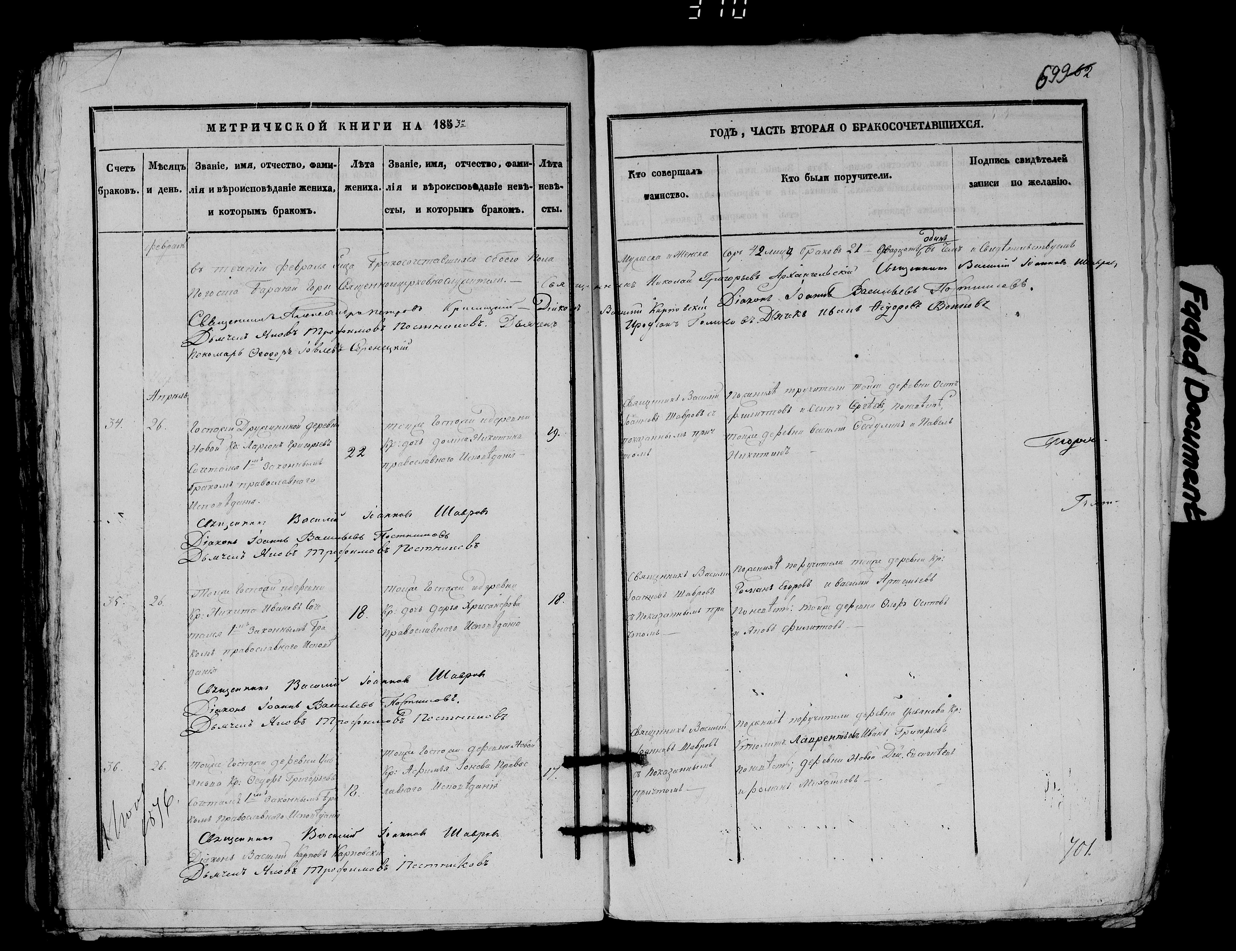 Никита и Дарья Жуковы_свадьба_1853 Дарья Хрисанфова
